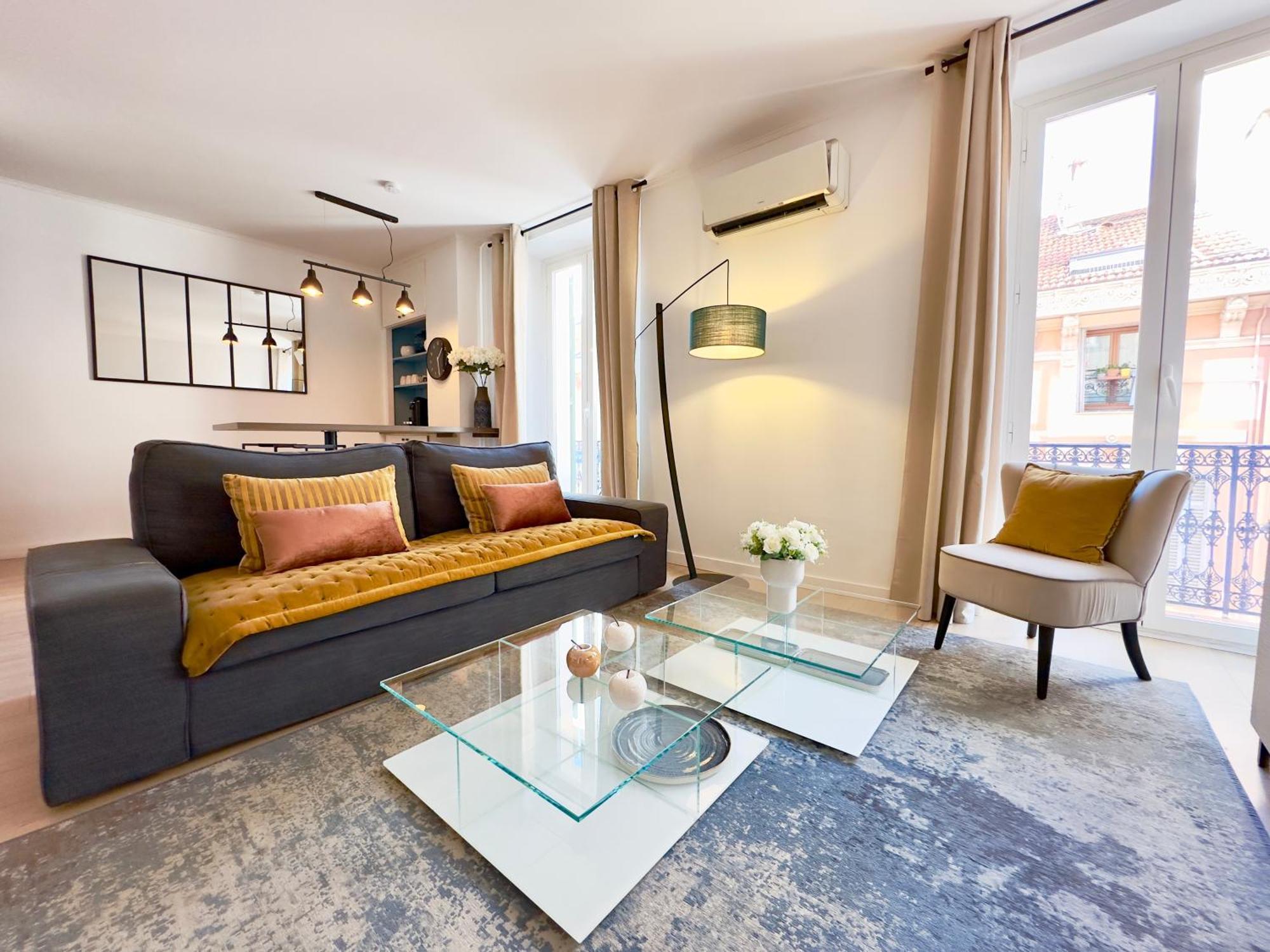 Luxueux 3 Pieces 80M2 - 2Ch - 2 Sdb - 1Mn Beach Croisette Cannes Exterior foto